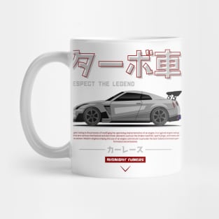 Silver JDM GTR R35 Legend Mug